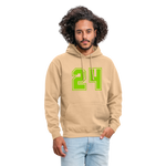 Sudadera con capucha unisex"24" - peach