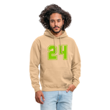 Sudadera con capucha unisex"24" - peach