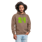 Sudadera con capucha unisex"24" - mocha