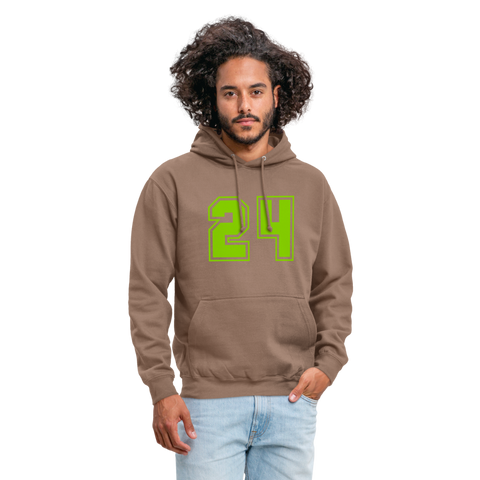 Sudadera con capucha unisex"24" - mocha