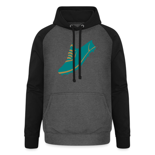 Sudadera con capucha de béisbol unisex"doing fitness" - graphite/black