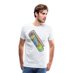 Camiseta premium hombre"Camping" - white