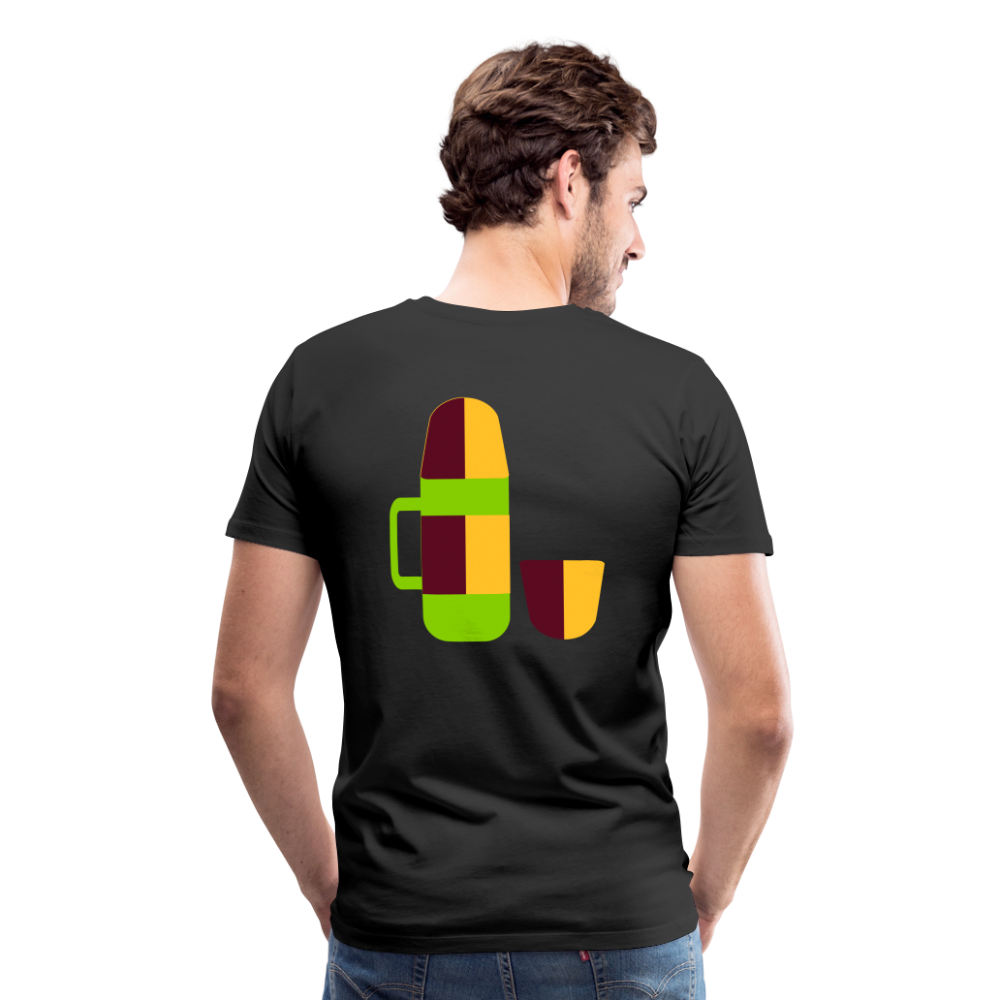 Camiseta premium hombre"Camping" - black