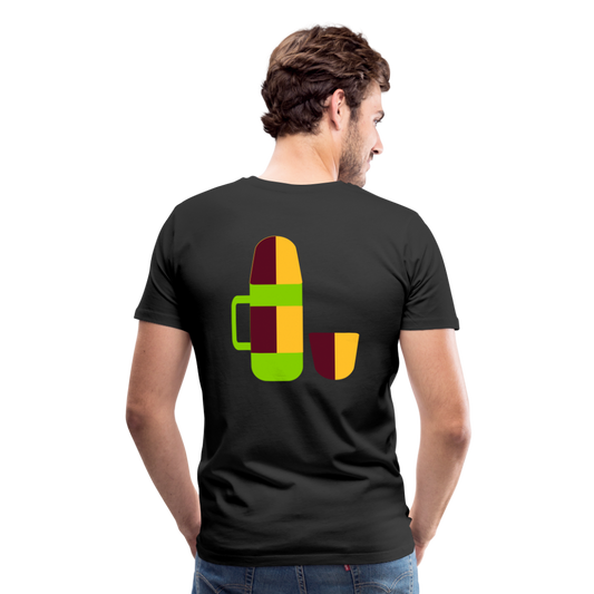Camiseta premium hombre"Camping" - black