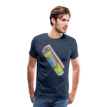 Camiseta premium hombre"Camping" - navy