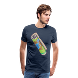 Camiseta premium hombre"Camping" - navy