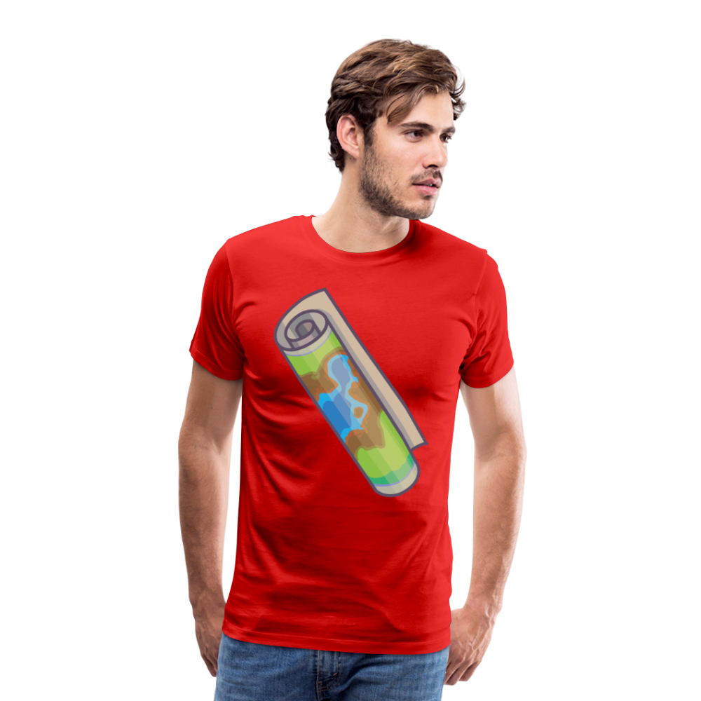Camiseta premium hombre"Camping" - red