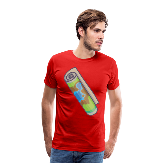 Camiseta premium hombre"Camping" - red