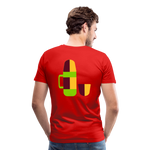 Camiseta premium hombre"Camping" - red