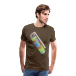 Camiseta premium hombre"Camping" - noble brown