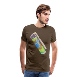 Camiseta premium hombre"Camping" - noble brown