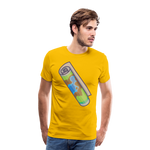 Camiseta premium hombre"Camping" - sun yellow