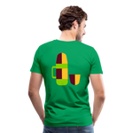 Camiseta premium hombre"Camping" - kelly green