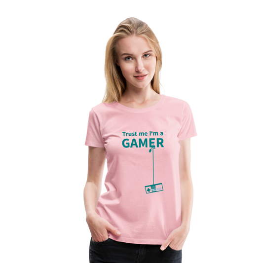 Camiseta premium mujer"Gamer 3" - rose shadow