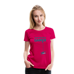 Camiseta premium mujer"Gamer 3" - dark pink