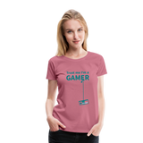 Camiseta premium mujer"Gamer 3" - mauve