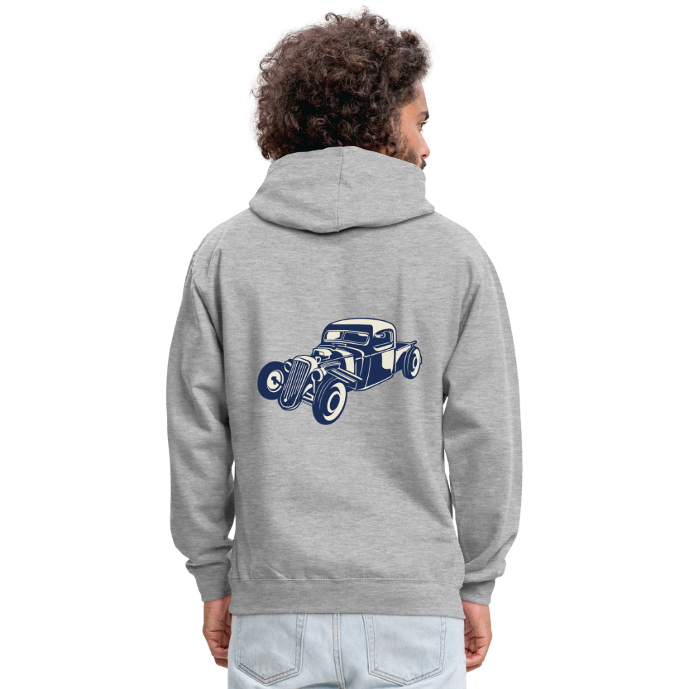 Sudadera con capucha en contraste"Vintage iron" - heather grey/navy
