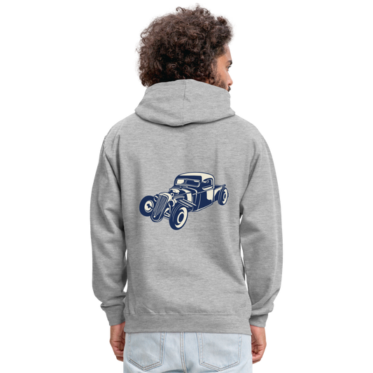 Sudadera con capucha en contraste"Vintage iron" - heather grey/navy