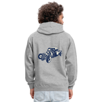 Sudadera con capucha en contraste"Vintage iron" - heather grey/navy