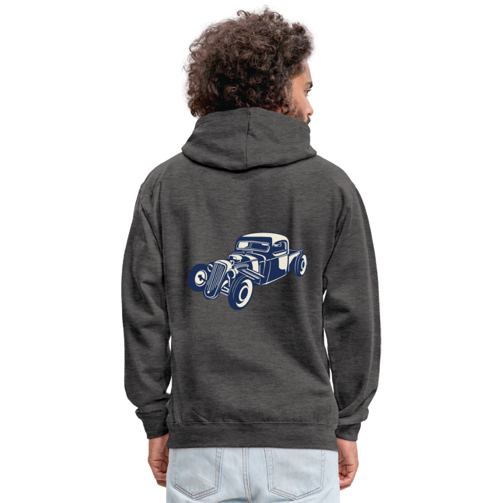 Sudadera con capucha en contraste"Vintage iron" - charcoal/black