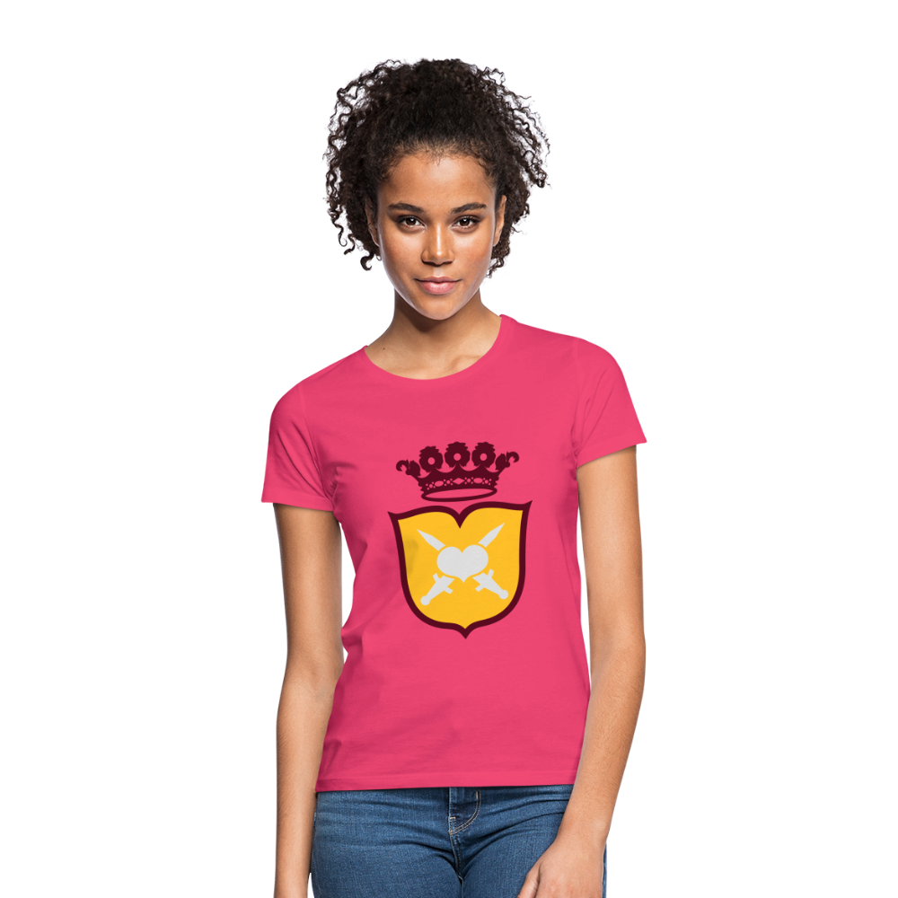 Camiseta mujer"Crest MJM" - azalea