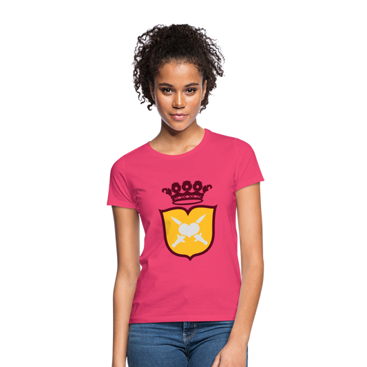 Camiseta mujer"Crest MJM" - azalea