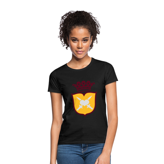 Camiseta mujer"Crest MJM" - black