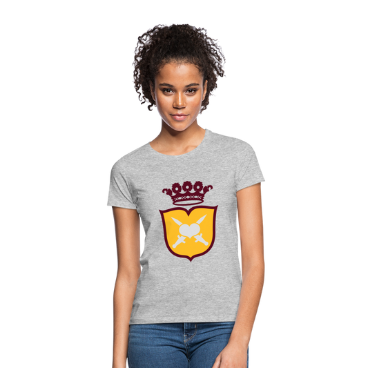 Camiseta mujer"Crest MJM" - heather grey
