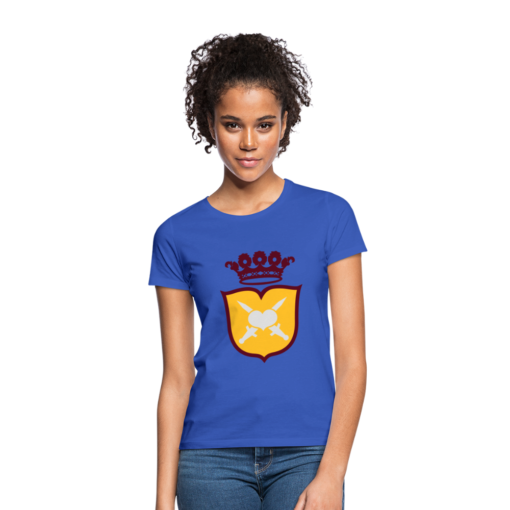 Camiseta mujer"Crest MJM" - royal blue