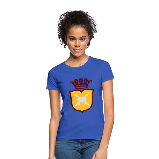 Camiseta mujer"Crest MJM" - royal blue