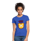 Camiseta mujer"Crest MJM" - royal blue