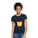 Camiseta mujer"Crest MJM" - navy