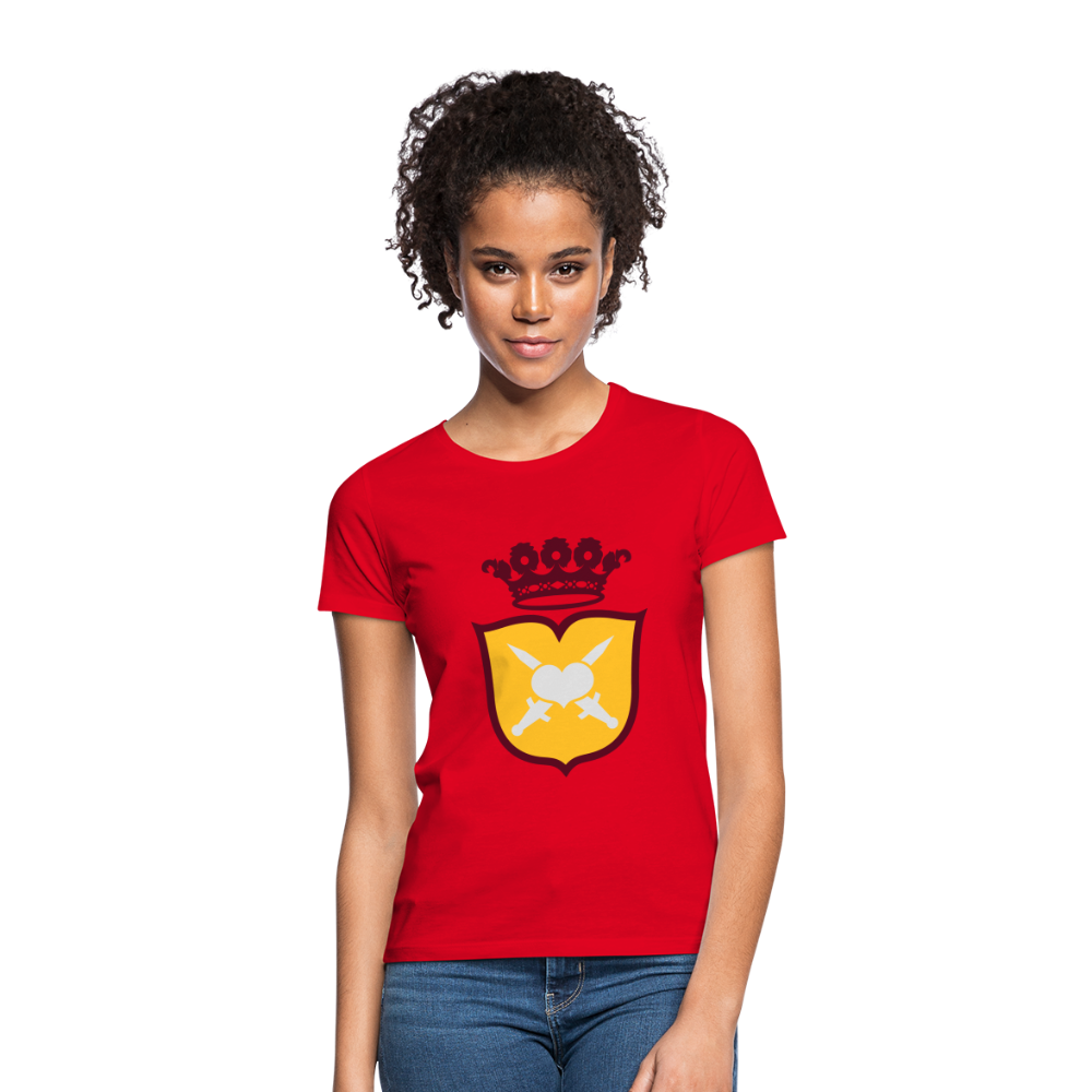 Camiseta mujer"Crest MJM" - red