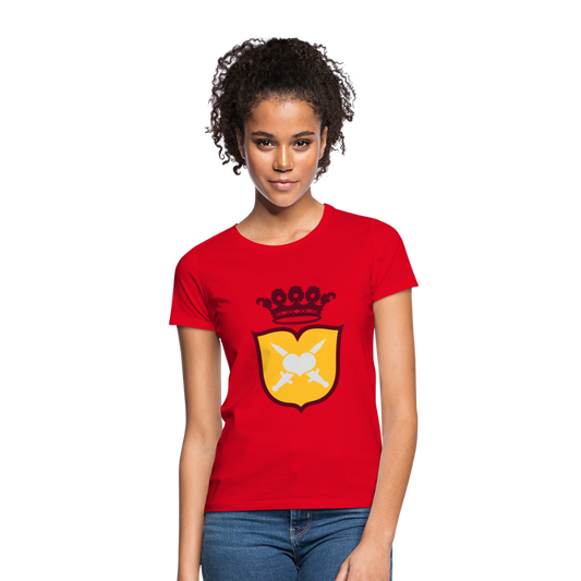 Camiseta mujer"Crest MJM" - red