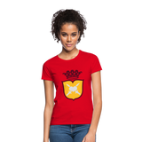 Camiseta mujer"Crest MJM" - red