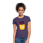 Camiseta mujer"Crest MJM" - dark purple