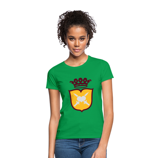 Camiseta mujer"Crest MJM" - kelly green