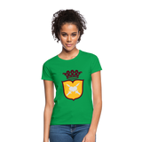 Camiseta mujer"Crest MJM" - kelly green