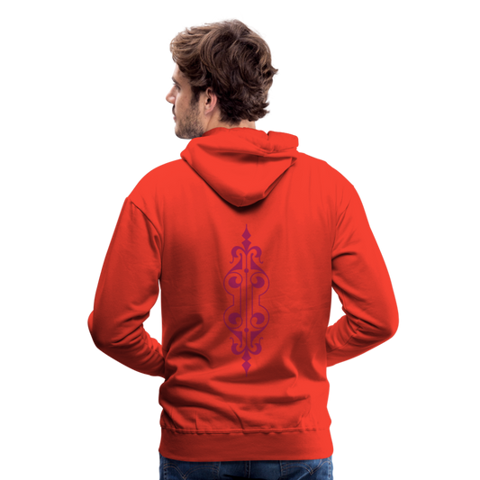 Sudadera con capucha premium para hombre"ornament" - red