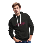 Sudadera con capucha premium para hombre"ornament" - charcoal grey