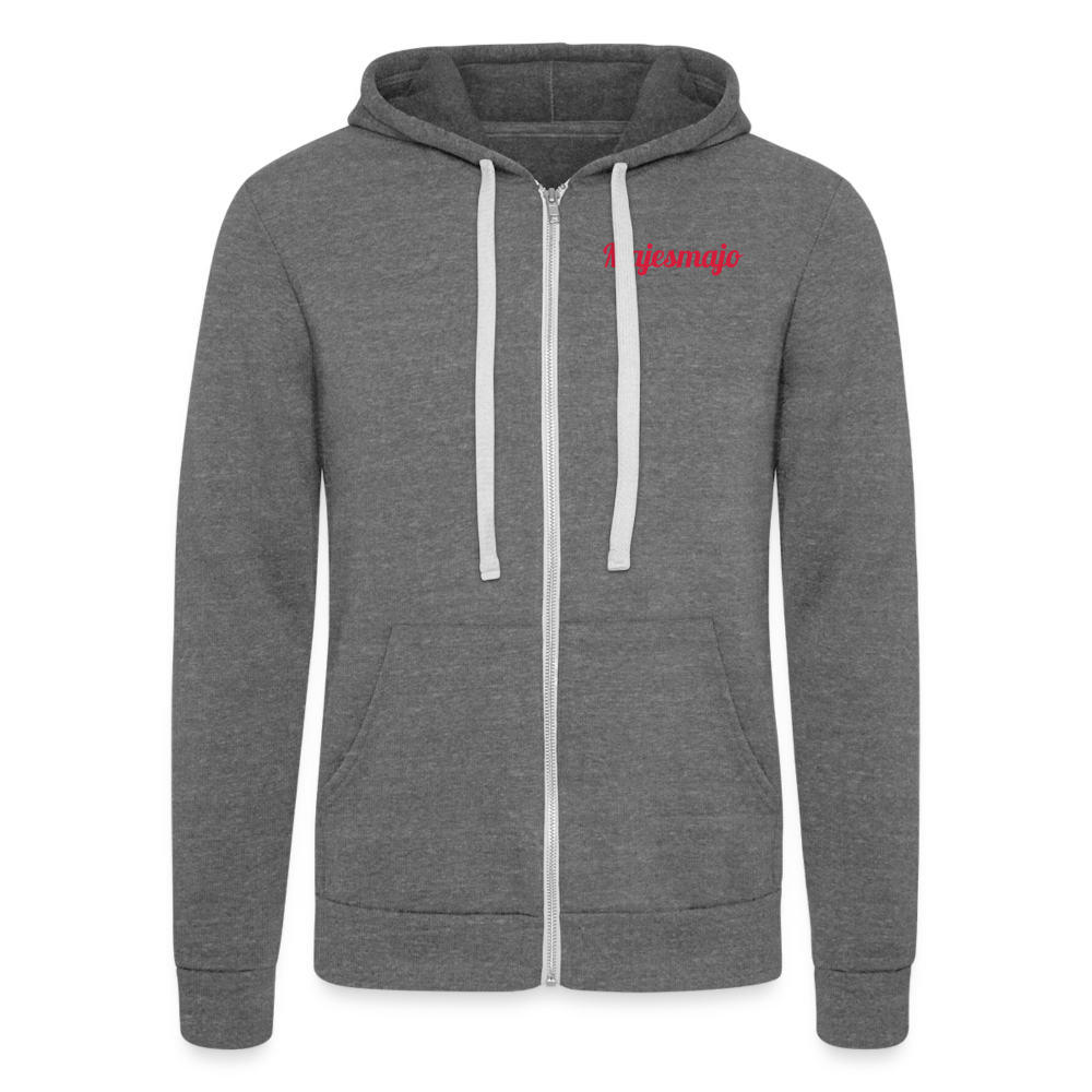 Chaqueta con capucha Tri-Blend unisex de Bella + Canvas"rocket ship" - grey tri-blend