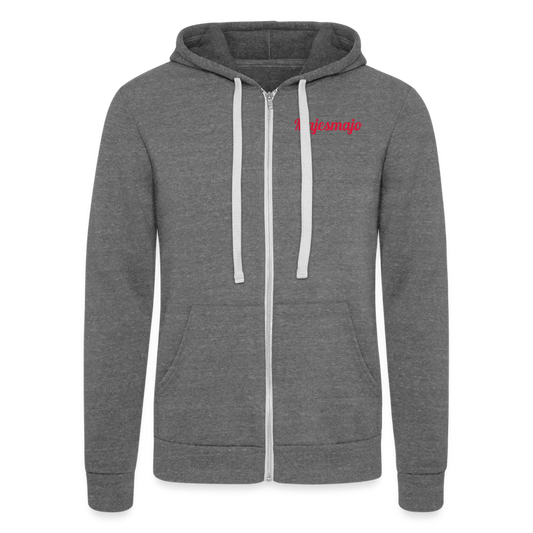 Chaqueta con capucha Tri-Blend unisex de Bella + Canvas"rocket ship" - grey tri-blend