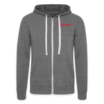 Chaqueta con capucha Tri-Blend unisex de Bella + Canvas"rocket ship" - grey tri-blend