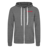 Chaqueta con capucha Tri-Blend unisex de Bella + Canvas"rocket ship" - grey tri-blend