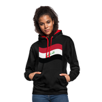 Sudadera con capucha en contraste"flag iraq" - black/red