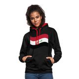 Sudadera con capucha en contraste"flag iraq" - black/red