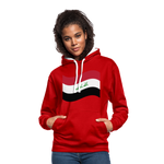 Sudadera con capucha en contraste"flag iraq" - red/white