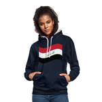 Sudadera con capucha en contraste"flag iraq" - navy/heather grey