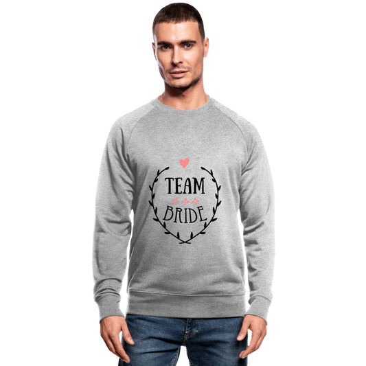Sudadera ecológica hombre de Stanley & Stella"team bride" - heather grey