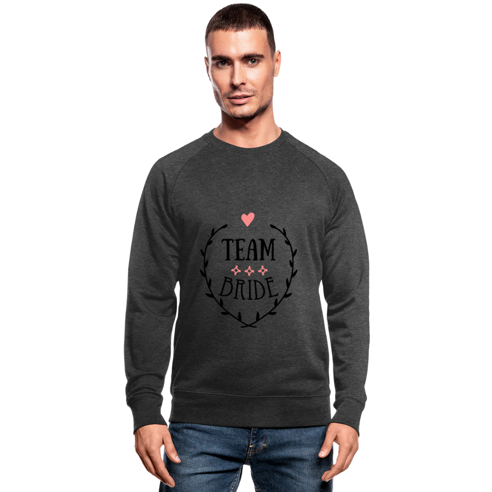 Sudadera ecológica hombre de Stanley & Stella"team bride" - dark grey heather